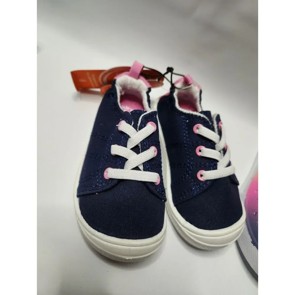 Toddler Girls Shoe Lot Size 6 Slip-Ons and Water Shoes 5/6